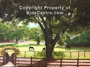 Ranchita Arroyo Grande Morning - Painting completed